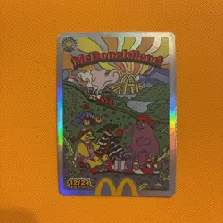 2026 McDonald’s Card Promo 12/24 Full Art Super Rare Card McDonaldland unclaimed - Image 1