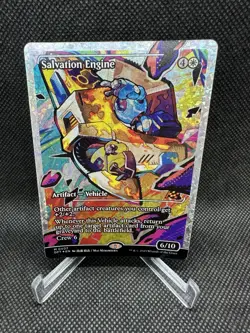 Salvation Engine (Showcase) (Fracture Foil) #407 Aetherdrift DFT Magic MTG - Image 1