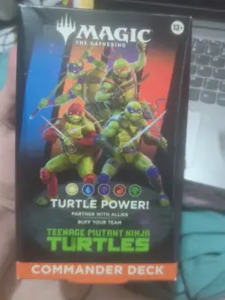 Commander Deck "Turtle Power" Teenage Mutant Ninja Turtles TMT MTG In Hand - Image 1