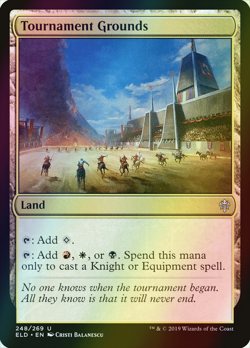 MTG Tournament Grounds Foil ** Throne of Eldraine ** English (NM) - Image 1