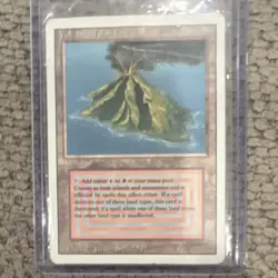 MTG Volcanic Island Revised Edition Land Regular English Rare - Image 1