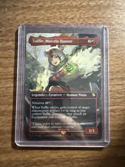 Yuffie, Materia Hunter (Borderless) (Chocobo Track Foil) Commander: Final... - Image 1