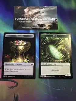 Token Treasure Egg The List Everyone's Invited Secret Lair Double Sided - Image 1