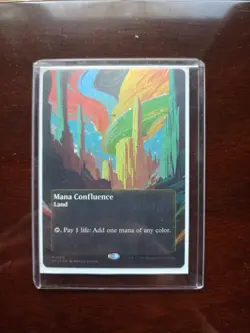 1x Mana Confluence (0160) - Galaxy Foil - Borderless Light Play MTG Magic - Kid - Image 3