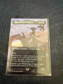 Witch-king, Sky Scourge (Borderless) Commander: LOTR MTG NORMAL NON-FOIL - Image 1
