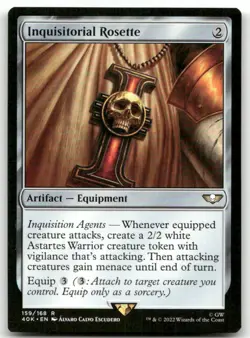 Inquisitorial Rosette #159 (NM) Warhammer 40,000 40K Magic MTG - Image 1