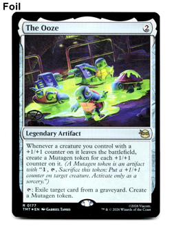 The Ooze (FOIL) - [Teenage Mutant Ninja Turtles] MTG Magic TMT #177 NM - Image 1