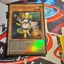 Yu-Gi-Oh! TCG Parlor Dragonmaid Premium Gold Rare 1st Ed MAGO-EN023 Holo - Image 1