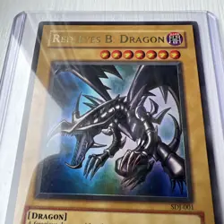 Yu-Gi-Oh! RED EYES BLACK DRAGON HOLO SDJ-001! GREAT CONDITION B - Image 1