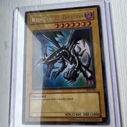 Yu-Gi-Oh! RED EYES BLACK DRAGON HOLO SDJ-001! GREAT CONDITION B - Image 2