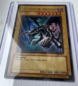 Yu-Gi-Oh! RED EYES BLACK DRAGON HOLO SDJ-001! GREAT CONDITION B - Image 3