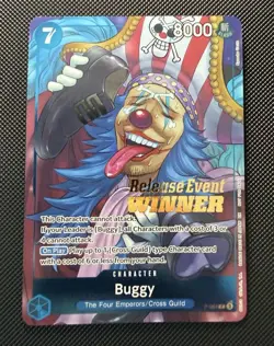 One Piece CCG Buggy OP10 Release Event Pre-release WINNER NM - Image 1