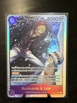 Rosinante & Law | EB04-038 | One Piece | The Azure Sea's Seven | Foil - Image 1