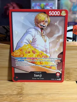 SANJI PRB01-001 Premium Booster -The Best- Leader One Piece TCG NM - Image 1