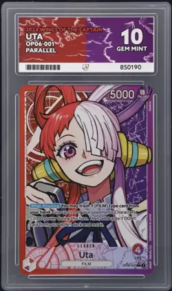One Piece TCG | Uta Leader | Parallel Rare OP06-001 ENG - Ace 10 - Image 1