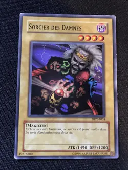 CARTE YU-GI-OH! SORCIER DES DAMNES DDY-F034 EXCELLENT ETAT FR - Image 1