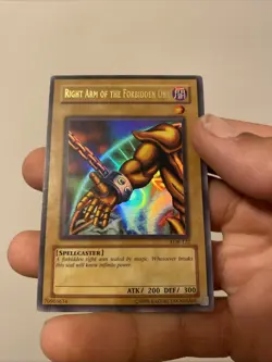 Yu-Gi-Oh! LOB Right Arm Of The Forbidden One Unlimited Edition! NM - Image 2