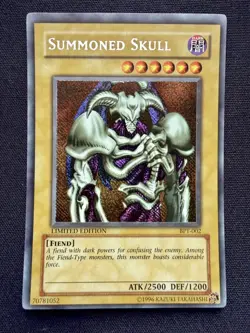 Yu-Gi-Oh! "Summoned Skull" BPT-002 | Secret Rare | Limited Promo | VLP - Image 1