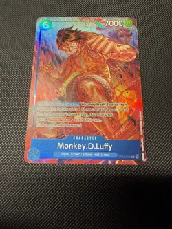 2022 One Piece Paramount War Monkey.D.Luffy Super Rare #OP02-062 - Image 1