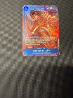 2022 One Piece Paramount War Monkey.D.Luffy Super Rare #OP02-062 - Image 4