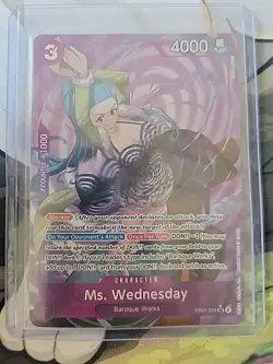Ms Wednesday Alt Art EB01-034 Eng Extra Booster Memorial Collection One Piece - Image 1