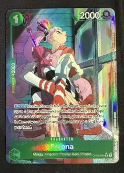 One Piece TCG - Perona OP09-034 - Foil English Alternate Art Rare NM+/MINT - Image 1