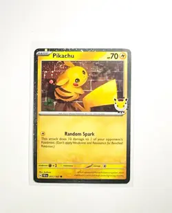 Pikachu (Pokemon Day 2026) Common Miscellaneous Cards & Products 051/162 NM - Image 1