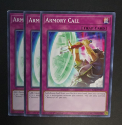 x3 Playset Armory Call - IGAS-EN077 - 1st Edition - LP - Common Trap Card - Image 1