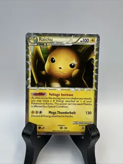 Pokemon TCG Raichu Holo Prime Card 83/90 Undaunted Set - Image 1