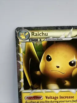 Pokemon TCG Raichu Holo Prime Card 83/90 Undaunted Set - Image 3
