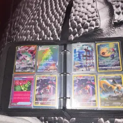 Pokemon TCG Mixed Card Lot w/ Binder & Tin, Exeggcute Illustration Rare PSA 9 - Image 4