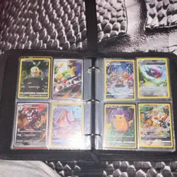 Pokemon TCG Mixed Card Lot w/ Binder & Tin, Exeggcute Illustration Rare PSA 9 - Image 5