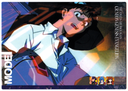 Evangelion card - 19 - The Angels are back again Carddass Masters Shinji - Image 1