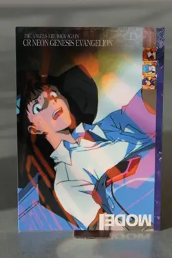 Evangelion card - 19 - The Angels are back again Carddass Masters Shinji - Image 3