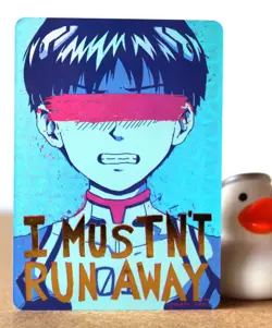 Neon Genesis Evangelion Card - Shinji Ikari - Full Art Foil (gold) - Image 1