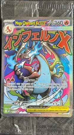 🔥 Pokemon Cards Mega Charizard X ex 023 Oricorio Mega Evolution SEALED Promo - Image 1