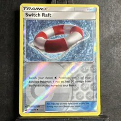 Switch Raft 62/70 Dragon Majesty Reverse Holo Pokemon Card LP -- L40 - Image 1