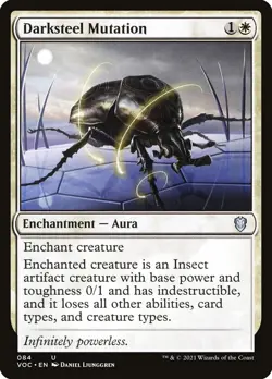 MTG Darksteel Mutation ** Crimson Vow Commander ** English - Image 1