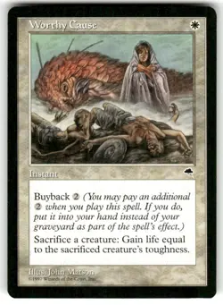 MTG - Worthy Cause - Tempest - Magic the Gathering - Image 1