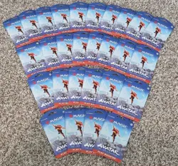 LOT OF 28 Magic Avatar The Last Airbender Play Booster Packs -Fast Free Shipping - Image 1