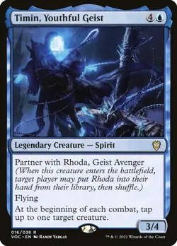 MTG Timin, Youthful Geist ** Crimson Vow Commander ** English - Image 1