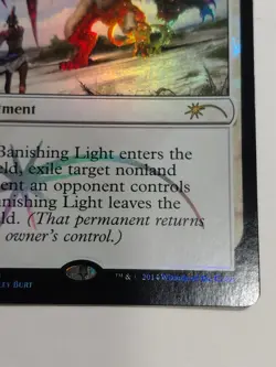Magic the Gathering MTG FNM Promo BANISHING LIGHT Foil LP/NM - Image 5