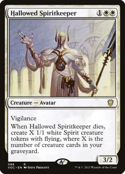 MTG Hallowed Spiritkeeper ** Crimson Vow Commander ** English - Image 1