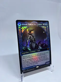 MTG Mint Foil Kaldheim KHM Alrund, God of the Cosmos / Hakka, Whispering One - Image 2