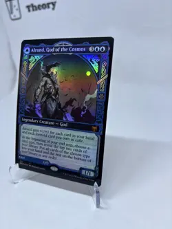 MTG Mint Foil Kaldheim KHM Alrund, God of the Cosmos / Hakka, Whispering One - Image 3