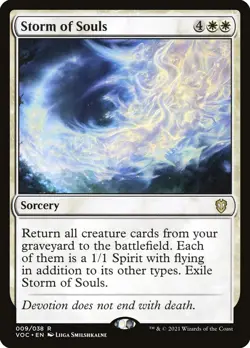 MTG Storm of Souls ** Crimson Vow Commander ** English - Image 1