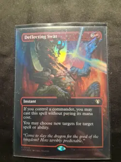 Deflecting Swat (Borderless Foil): NM+ Pack Fresh & never played! Rare Instant - Image 2