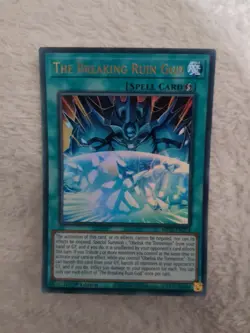 The Breaking Ruin God MP22-EN274 Ultra Rare 1st Edition YuGiOh Card - Image 1