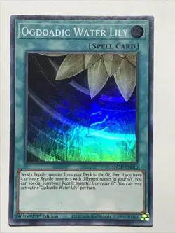 Ogdoadic Water Lily ANGU-EN010 Ancient Guardians 1st Edition - Image 1