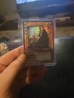 One Piece CCG Red-Haired Shanks Holographic SR 2005 Vintage English - Image 1
